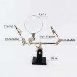 3-In-1 Welding Magnifying Glass Stand Repair Tool