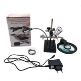 3-In-1 Welding Magnifying Glass LED Lamp Stand