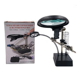 3-In-1 Welding Magnifying Glass LED Lamp Stand