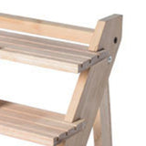 3-Layer Jewelry Display Tray Solid Wood Holder