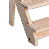 3-Layer Jewelry Display Tray Solid Wood Holder