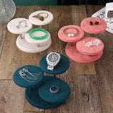 3 Layer Round Jewelry Display Stand - Bracelet Chain Watch Holder Rack