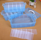 3-Layer Pearl Storage Box Jewelry Bead Organizer Case