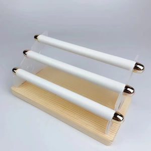 Acrylic Suede Ring Storage Display Rack Jewelry Organizer