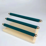 Acrylic Suede Ring Storage Display Rack Jewelry Organizer