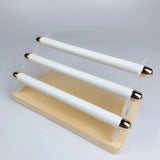 Acrylic Suede Ring Storage Display Rack Jewelry Organizer