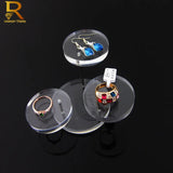 3-Layer Clear Acrylic Jewelry Display Stand Necklace Earring Ring Organizer