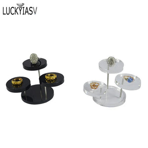 Clear Acrylic Jewelry Display Stand Necklace Earring Rack Counter Display