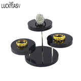 Clear Acrylic Jewelry Display Stand Necklace Earring Rack Counter Display