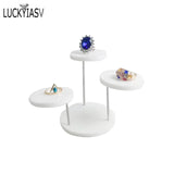 Clear Acrylic Jewelry Display Stand Necklace Earring Rack Counter Display