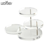 Clear Acrylic Jewelry Display Stand Necklace Earring Rack Counter Display