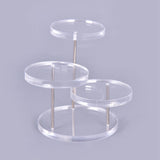 Acrylic Stainless Steel Jewelry Display Stand