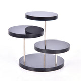 3-Layer Acrylic Stainless Steel Jewelry Display Stand