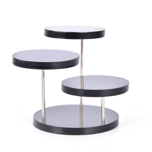 3-Layer Acrylic & Stainless Steel Jewelry Stand, Earring Bracelet Necklace Shelf