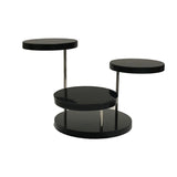 3-Layer Acrylic Stainless Steel Jewelry Display Stand