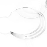 3-Layer Silver Plated Golden Punk Necklace for Women