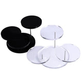 3-Layer Round Acrylic Jewelry Display Stand