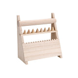 Wood Jewelry Holder 3-Layer Bracelet Stand Organizer
