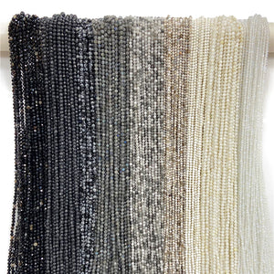 3 MM Labradorite Spinels Tiny Beads Strand for DIY Jewelry Making