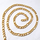 3m Golden Stainless Steel Link Chain DIY Jewelry 7mm Wide Bulk