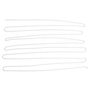 3 Meter Beaded Necklace Chain Extender Zipadee Zip Metal Ball Chain Jewelry