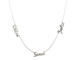 Personalized Cursive Name Necklace Choker for Women