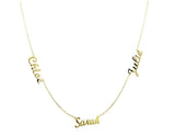Personalized Cursive Name Necklace Choker for Women