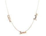 Personalized Cursive Name Necklace Choker for Women