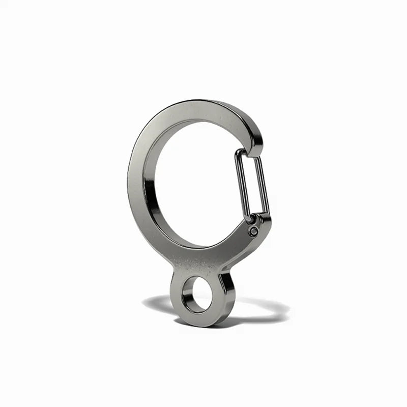 3 PCS 304 Stainless Steel Key Ring Outdoor Hook Backpack Spring Waist Buckle
