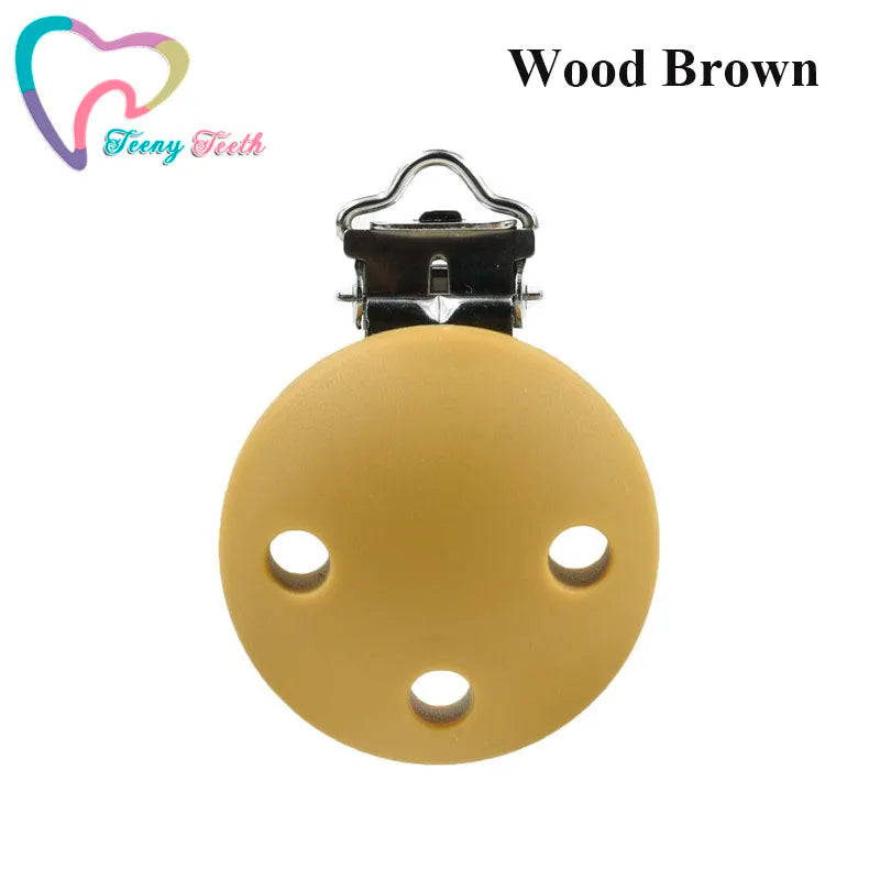 3 PCS Candy Pacifier Clips Silicone Baby Pendants