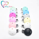 3 PCS Candy Pacifier Clips Silicone Baby Pendants