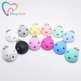 3 PCS Candy Pacifier Clips Silicone Baby Pendants