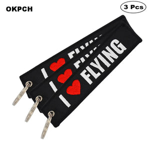 3 PCS Chain Keychain for Motorcycles and Cars