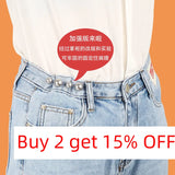 3 PCS Pearls Brooches Dress Skirt Waist Pin Anti-exhaust Button Brooch Women