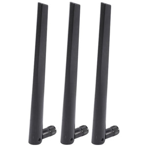 3PCS Metal WiFi Antenna RP-SMA 5DBi 2.4G/5G Dual-Band Wireless for RT-AC68U