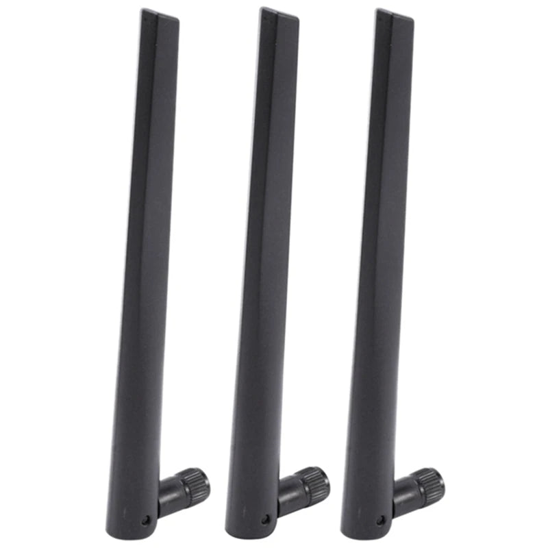 3PCS Metal WiFi Antenna RP-SMA 5DBi 2.4G/5G Dual-Band Wireless for RT-AC68U