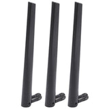 3PCS Metal WiFi Antenna RP-SMA 5DBi 2.4G/5G Dual-Band Wireless for RT-AC68U