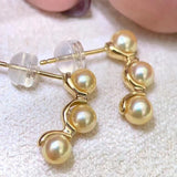 925 Silver Earring Mountings for Pearls Beads Jade Crystal