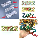 3D Shape Number Silicone Fondant Mold DIY Cake Craft Decor Year Celebration