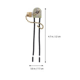 3 Pack Ceiling Fan Light Replacement Chains - 2 Fan Chain for Ceiling Fan