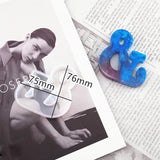 3 Pack DIY Alphabet Letter Mr & Mrs Epoxy Resin Casting Molds