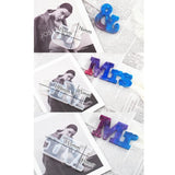 3 Pack Alphabet Mr & Mrs Resin Molds Kit Epoxy Casting Art Craft Tools