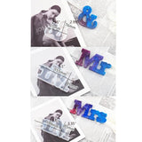 3 Pack Alphabet Mr & Mrs Resin Molds Kit Epoxy Casting Art Craft Tools