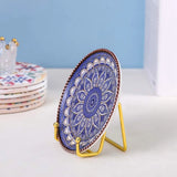 3 Pack Plate Stand Display Iron Easel Plate Holder Metal Frame for Photo Decor