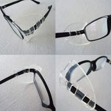 3 Pairs Safety Glasses Side Slip On Clear Side Small-Medium Fit