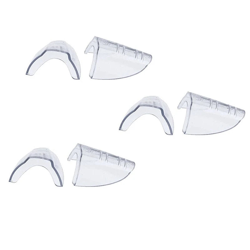 3 Pairs Safety Glasses Side Slip On Clear Side Small-Medium Fit