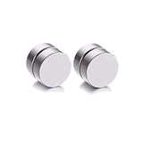 3 Pairs Magnetic Zircon Ear Clip Earrings 6MM