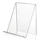 Clear Acrylic Book Stand 3pcs Display Holder 100x115x1
