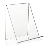 Clear Acrylic Book Stand 3pcs Display Holder 100x115x1