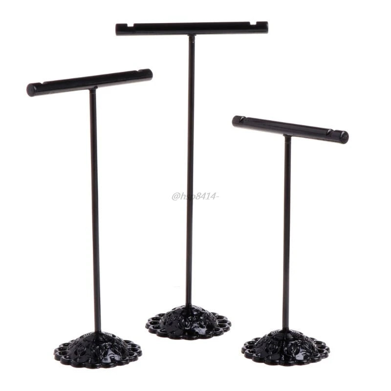 3 Pcs Alloy Earrings Display Stand Jewelry Holder